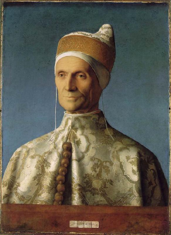 BELLINI, Giovanni Portrait of Doge Leonardo Loredan xe oil painting image